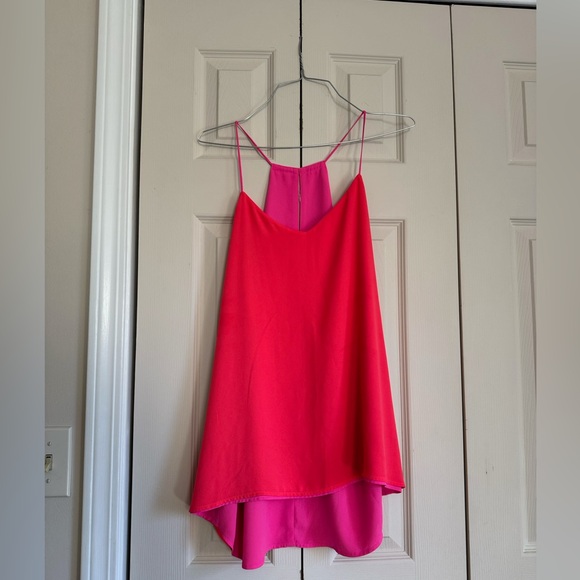 Express Pink Reversible Backless Camisole - Picture 1 of 1